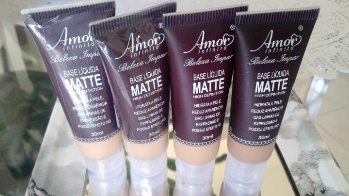 Maquiagem Pele Negra | Base Líquida Matte Amor Infinito